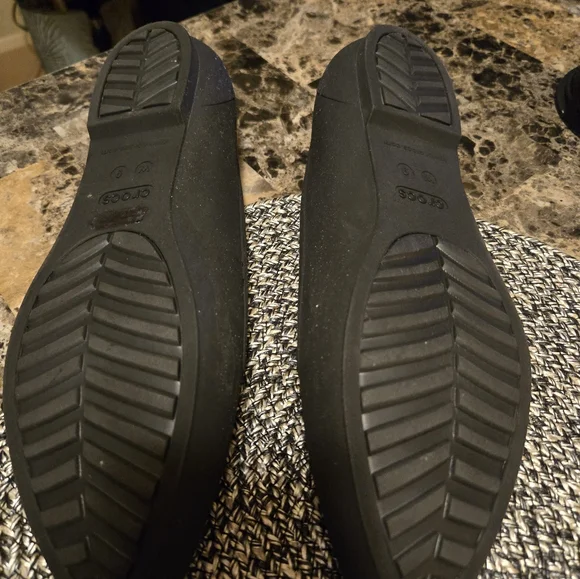 CROCS Women's Elegant Dark Gray Loafers - Picture 4 of 6